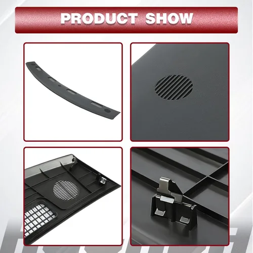 Vista 5 de HECASA Panel superior de tablero compatible con Dodge Ram 1500 2002-2005, Dodge Ram 2500 3500 2003-2005 - Reemplazo de tablero para 5GT31XDVAC