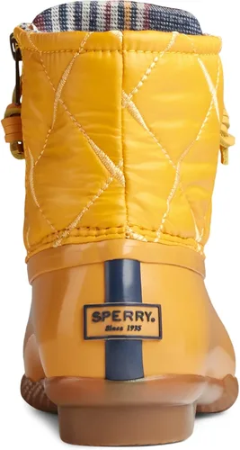 Vista 3 de Sperry Saltwater - Botas de nieve para mujer, Edredón de nailon mostaza, 6