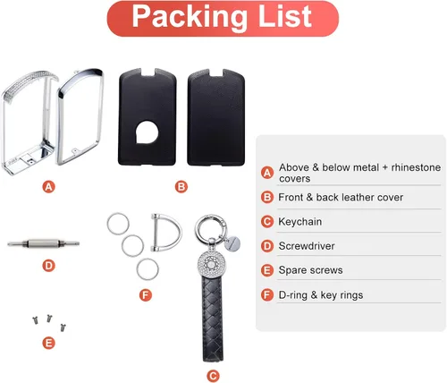 Vista 6 de Compatible with Volvo Key Fob Cover