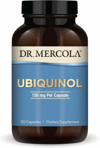 Vista 8 de Dr. Mercola Ubiquinol 100 mg por porción, 30 porciones (30 cápsulas), suplemento dietético, apoya la salud y el bienestar general, sin OMG