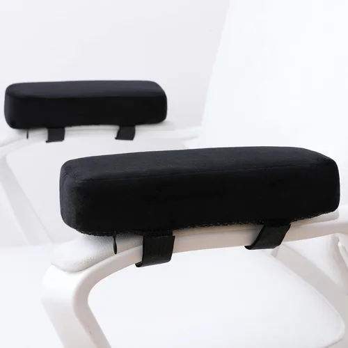 Vista 7 de LargeLeaf Silla con almohadillas de espuma viscoelástica para reposabrazos de 2 piezas Cubierta transpirable de apoyo firme