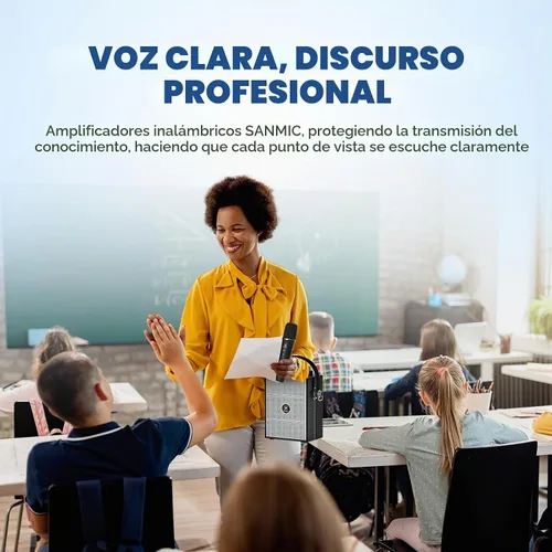 Vista 6 de Amplificador de voz inalámbrico de 50W con micrófono de mano S98 Pro