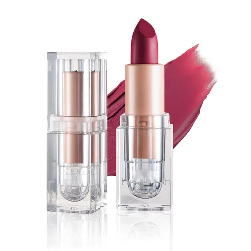 Vista 23 de IONSGAKO Lápiz labial mate nude aterciopelado, brillo de labios, no se decolora, no se pega a la copa, lápiz labial color nude, tinte de labios