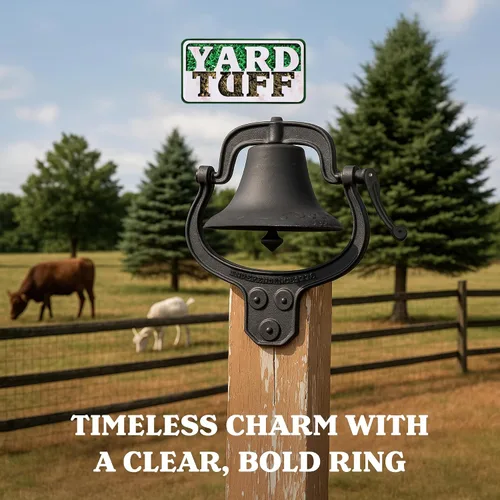 Vista 6 de Yard Tuff YTF-22LB Campana de granja de hierro fundido resistente de 22