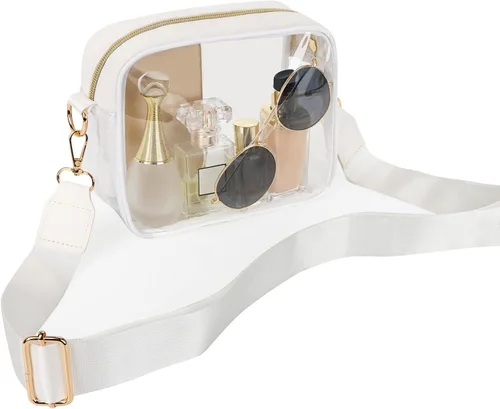 Vista 11 de Aveniee Clear Bag Stadium Approved, Clear Purses for Women, Cross body Bag for Concerts with Adjustable Strap