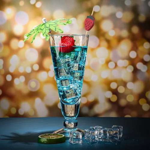 Vista 7 de 160 piezas de accesorios de decoración de bebidas de cóctel, 60 sombrillas de cóctel, 100 selecciones de frutas, palma de coco de verano, palillos