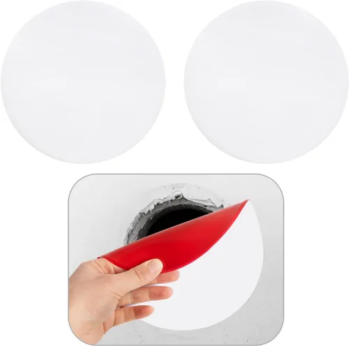 Vista 13 de Rubber Bond Placa de Goma Autoadhesiva para Toma de Pared, Paquete de 5 Unidades – Parche de Agujero para Paneles de Yeso Fácil de Aplicar Despegar