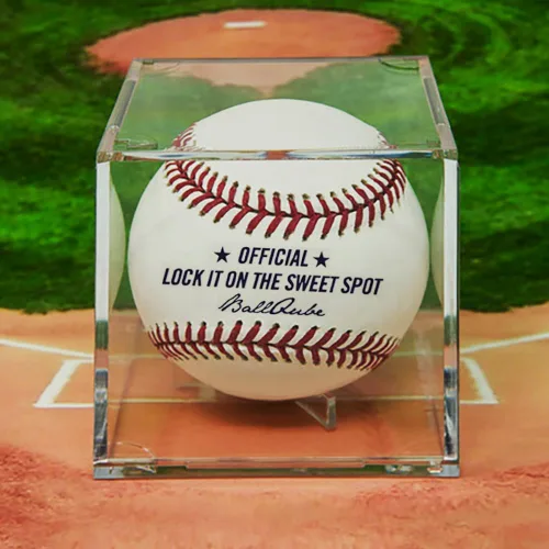 Vista 8 de The Original Ballqube - Caja Expositora de bolas de béisbol (protección UV), S