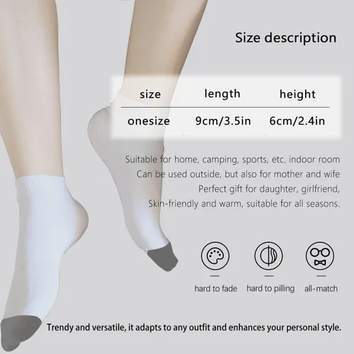 Vista 3 de UTOYA Funny Socks weed Sock cartoon Mens Dress Socks Invisible Sock for Women