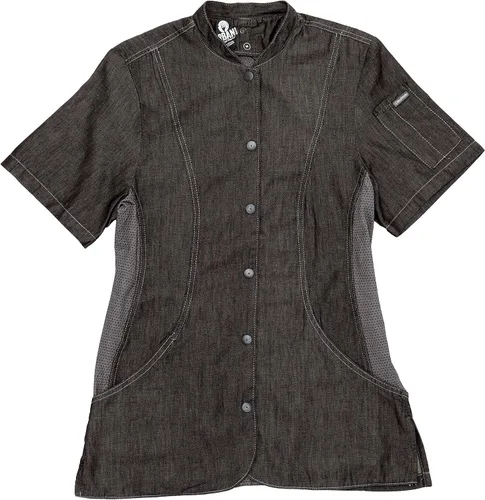 Vista 9 de Chef Works Chelsea Chef Coat para mujer