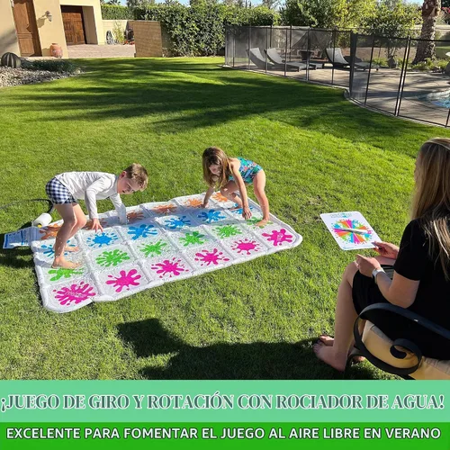 Vista 2 de GoFloats Juego Splash Off - Juego de tapete de salpicaduras de agua para niños