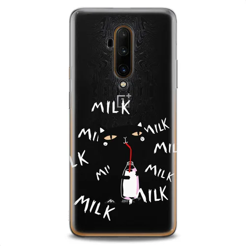 Vista 3 de Funda de TPU compatible con OnePlus 10T 9 Pro 8T 7T 6T N10 200 5G 5T 7 Pro Nord 2 Black Baby Cats Kawaii Flexible Silicona Animales Diseño Lindo