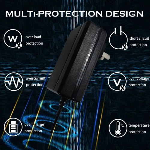 Vista 7 de JRRXM Cargador universal de 12 voltios y 24 voltios para coche de juguete alimentado por Batty para niños, la mejor opción de cargador adaptador