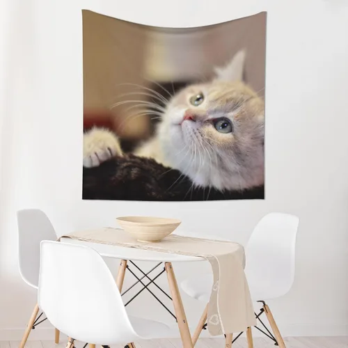 Vista 7 de GOOESING Tapiz personalizado para cargar imágenes de boda, amor, recuerdo familiar, tapiz personalizado para el Día de la Madre, Día del Padre