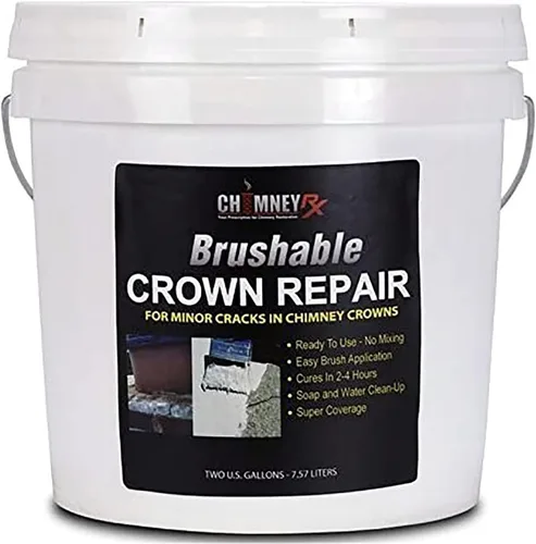 Vista 7 de ChimneyRx Brushable Crown Repair reparador de chimeneas, 1 galón