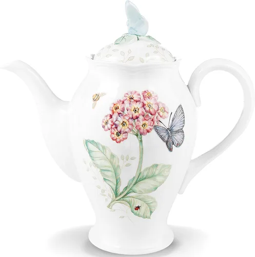 Vista 9 de Lenox Butterfly Meadow - Juego de té de 8 piezas, servicio para 2, color blanco