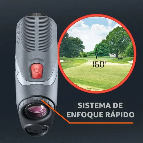Vista 6 de Bushnell Tour V5 Golf Telémetro láser, Pinseeker, Visual JOLT, BITE Magnetic Mount, Next Level Clarity and Brightness, modelo sin pendiente