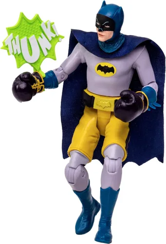 Vista 4 de McFarlane Toys DC Batman 1966 Serie de TV Batman Figura de acción [Boxeo]