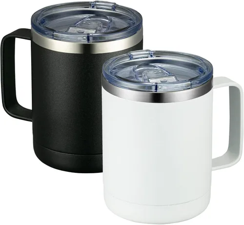 Vista 46 de MEWAY - Taza de café con asa, vaso térmico