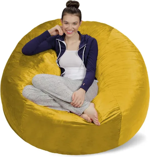 Vista 61 de [Usado] Sofa Sack Funda para Silla Puff Solo la Funda, para Adultos y Niños, Sin Relleno, Cómoda y Esponjosa, Funda de Repuesto para Silla Puff