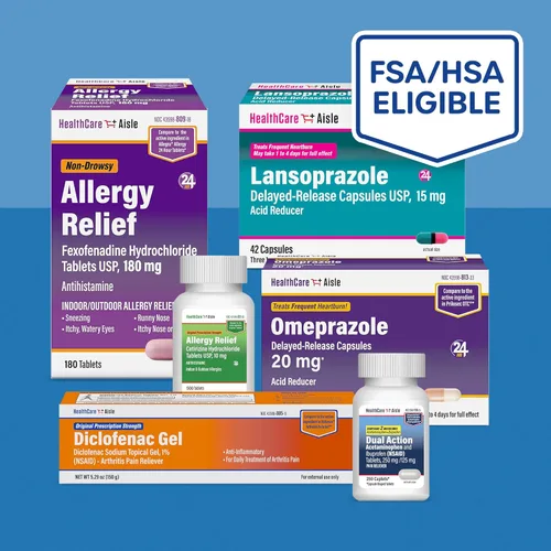 Vista 6 de HealthCareAisle Naproxeno sódico, 220 mg - 225 cápsulas - Alivio del dolor de cabeza, hasta 12 horas de alivio