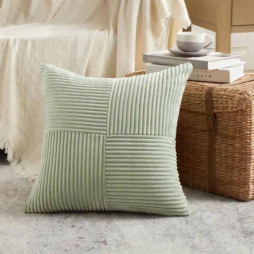 Vista 91 de Fancy Homi - Paquete de 2 fundas de almohada decorativas de color verde oliva pequeñas de 12 x 12 pulgadas para sala de estar, sofá, cama