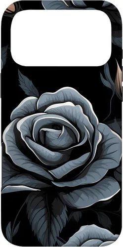 Vista 22 de Black Rose Floral Flower Case for iPhone 16