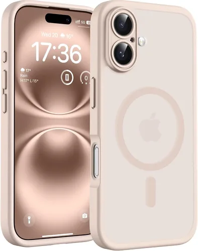 Vista 151 de TOCOL Funda para iPhone 11, compatible con Magsafe, protección completa de cámara, imanes integrados, protección contra caídas, funda translúcida