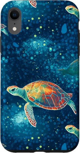 Vista 24 de iPhone 16 Magical Sea Turtles Case