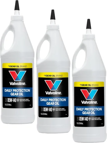 Vista 8 de Valvoline SAE de alto rendimiento 85W-140, aceite de engranaje, cubeta de 5 gal