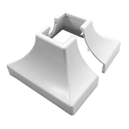 Vista 9 de Cubierta para base de poste de cubierta – Base de zapatos duradera a presión que transforma instantáneamente las patas de la mano y la escalera