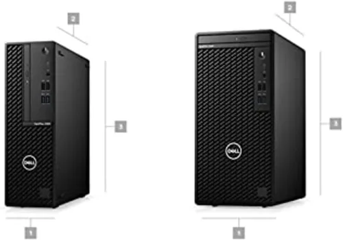 Vista 4 de Dell Optiplex 3080 SFF - Escritorio de factor de forma pequeño Core i5-10500 - Disco duro SSD de 256 GB - 16 GB de RAM 6 núcleos @ 4.5 GHz Win
