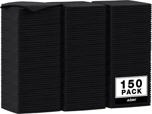Vista 42 de AIDEA - Paño de limpieza de microfibra, 10 unidades, toallas de microfibra negras, 12 x 12 pulgadas Microfiber Towels for Cars, Wash Cloths, Lint