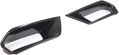 Vista 3 de Marco de ventilación de conducto de aire para parachoques delantero de automóvil para Chevrolet Corvette C7 Z06 2014-2019 cubierta de parachoques