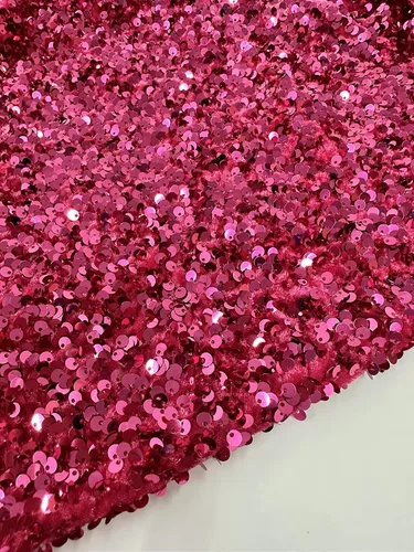 Vista 19 de Tela de terciopelo de lentejuelas suave y elástica con lentejuelas brillantes, perfecta para costura, disfraces, tapicería y decoración de Navidad