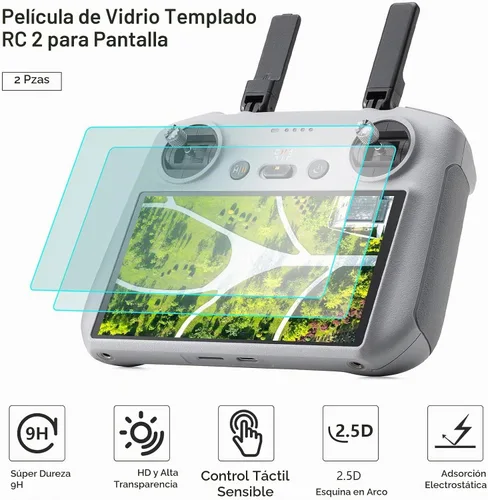 Vista 6 de FPVtosky Controlador RC 2 más kit de protector para DJI Lito X1/Mini 5 Pro/4 Pro/Flip/Air 3S, kit incluye cubierta de capó solar RC 2, cordón RC2