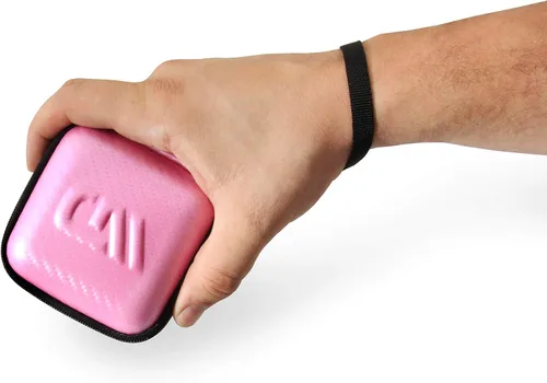 Vista 4 de CASEMATIX Funda de viaje rosa compatible con Tamagotchi On Interactive Virtual Pet Game, incluye funda de viaje con correa para la muñeca solamente