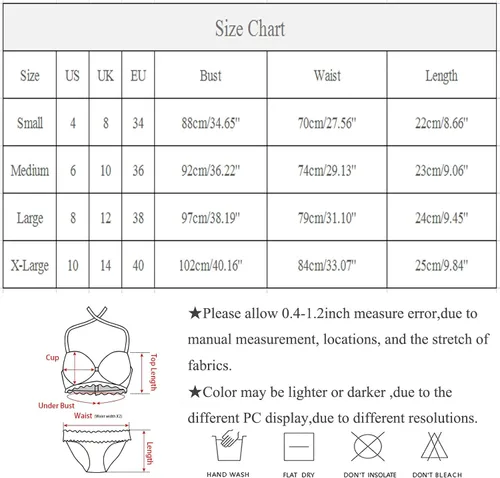 Vista 3 de Bikini halter de 2 piezas para mujer, traje de baño triangular con lazo lateral, tanga de lunares, ropa de playa