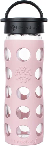Vista 16 de Lifefactory Botella de agua de vidrio sin BPA de 12 onzas con tapa clásica y funda protectora de silicona, Marigold Caléndula