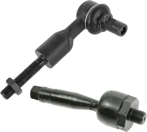 Vista 89 de TRQ Juego de barras de acoplamiento delanteras exteriores 2 piezas compatibles con Land Rover LR3 2005-2009