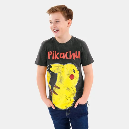 Vista 2 de Pokemon Camiseta Camisetas Niños Pikachu Ropa Pokémon para Niños