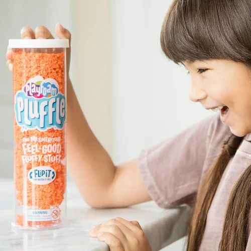 Vista 6 de Educational Insights Pluffle® Paquete de 4 - Conjunto de Espuma para Contenedor Sensorial, Alternativa Sin Desorden a los Juguetes de Arena y Slime