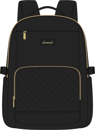 Vista 29 de LOVEVOOK Mochila para laptop para mujer, 15,6 pulg.