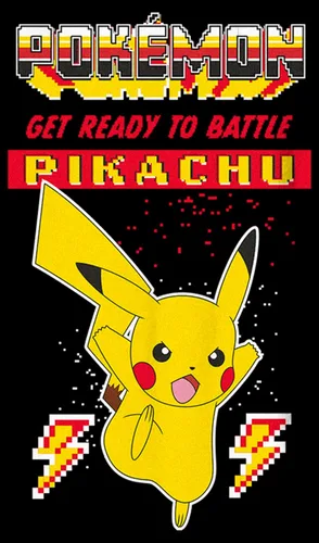 Vista 2 de Pokemon Kids Pikachu Battle - Camiseta de manga corta para niños