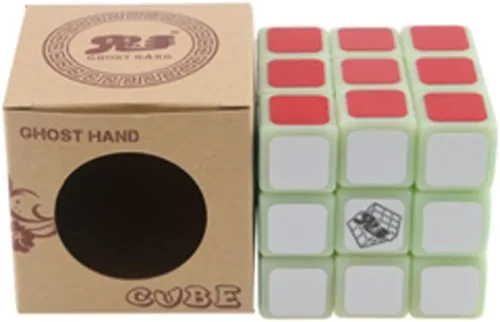 Vista 2 de MAGICYOYO Ghost Hand Glow Cube 3x3x3 – Cubo de velocidad – ¡Brilla en la oscuridad!