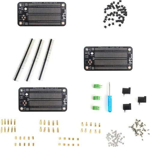 Vista 9 de Prototipado Kit de PCB de placa de pan soldable (Proto Mix Deluxe)
