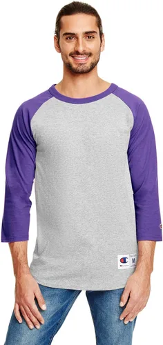 Vista 11 de Champion Camiseta de béisbol raglán para hombre