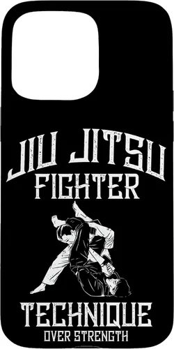 Vista 31 de Martial Arts MMA Fighter Technique Over Strenght Jiu Jitsu Case for iPhone 16