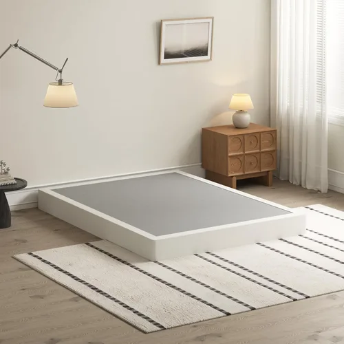 Vista 14 de Base de cama resistente de 2 pulgadas con cubierta de tela Base de colchón de metal, solo somier de perfil bajo, sin ruido, fácil montaje, soporte