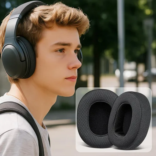Vista 7 de SOULWIT Almohadillas de malla para Skullcandy Crusher Evo/Hesh ANC/Hesh Evo